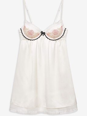 white christmas dresses Dolly Denim Dot Mini Dress